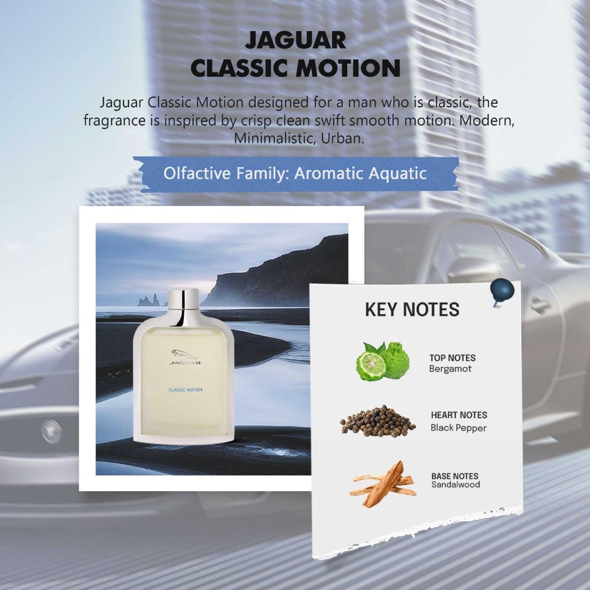 Jaguar Classic Motion M 100ml Boxed