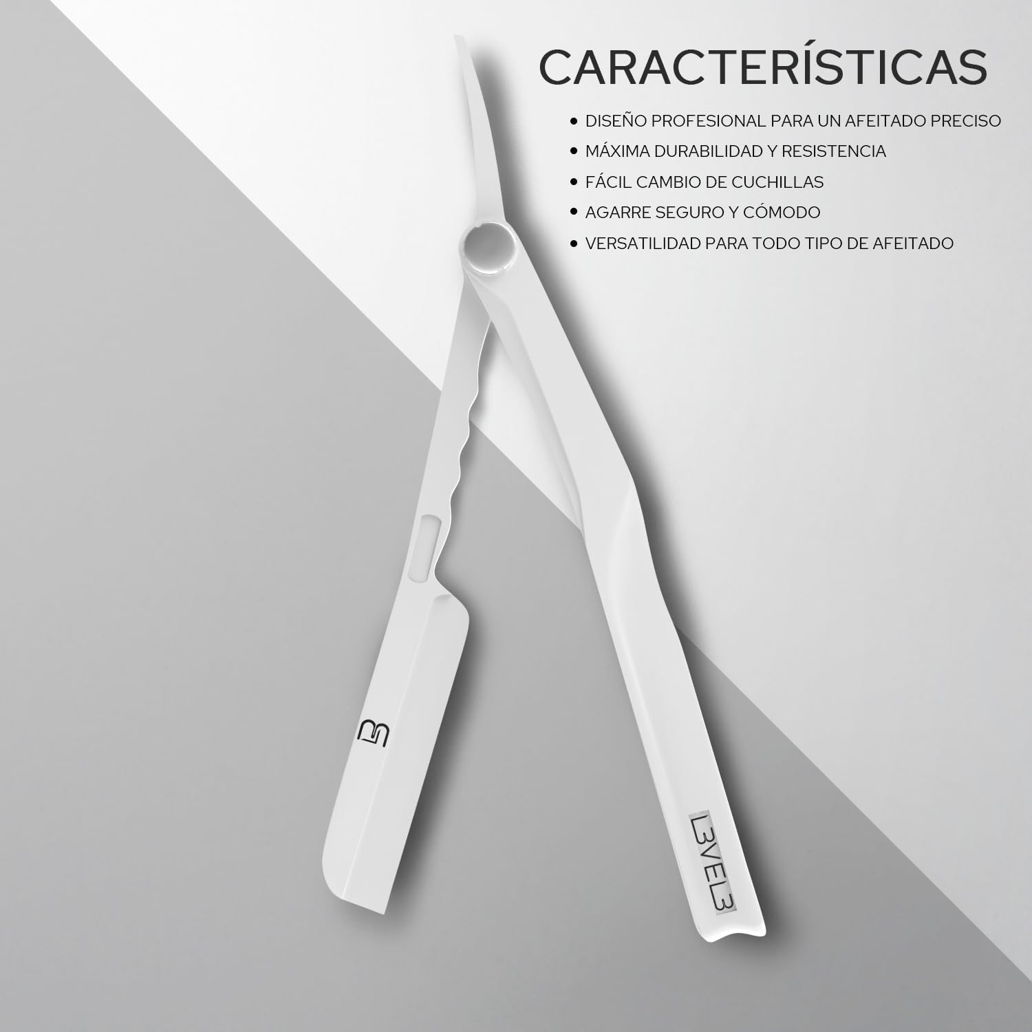 LV3 WHITE RAZOR HOLDER