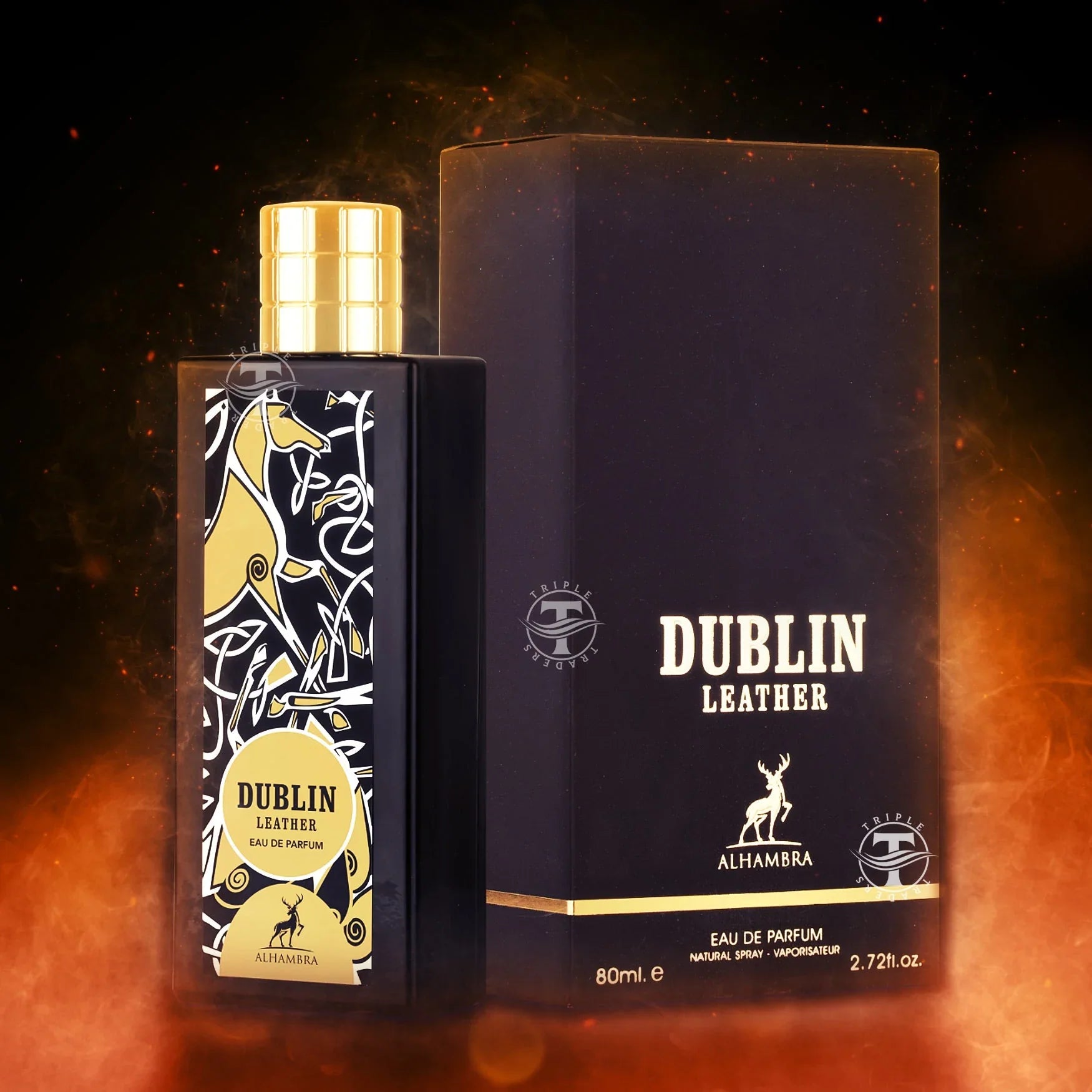 Lattafa Dublin Leather EDP M 80ml Boxed