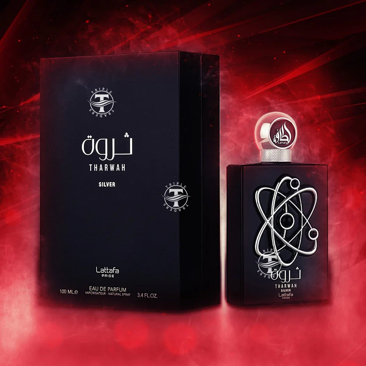 Lattafa Tharwah Silver M EDP 100ml Boxed