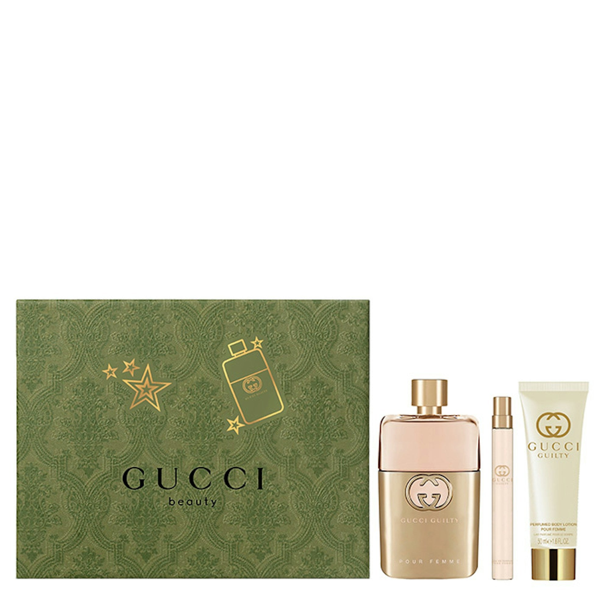Set - Gucci Guilty M 90ml Gift Set (w/ As Balm + SG)