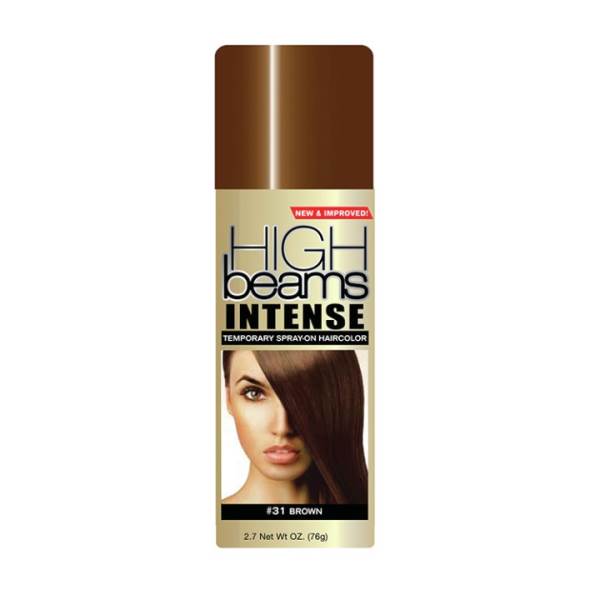 High Beams Brown Temporary Spray Color - Intense And Long-Lasting Formula