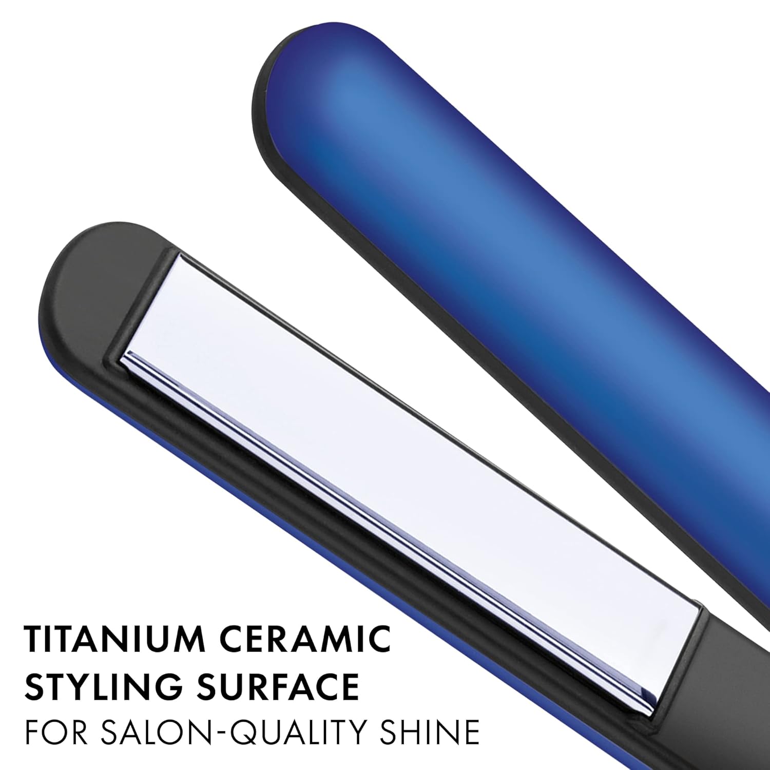 Radiant Blue 1" Digital Salon Flat Iron-Titanium