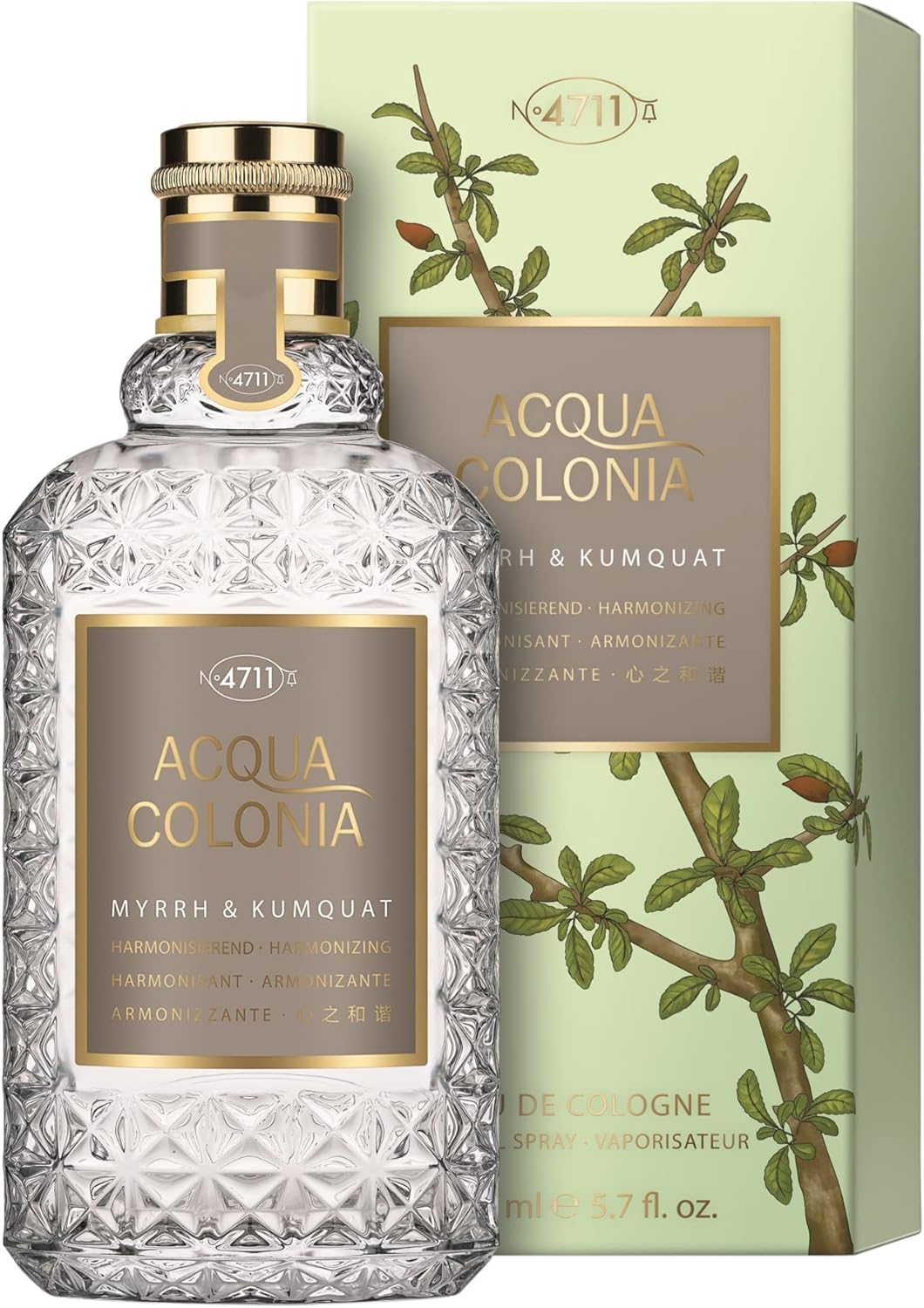 4711 Acqua Colonia Myrrh and Kumquat EDC M 170ml Boxed (Rare Selection)