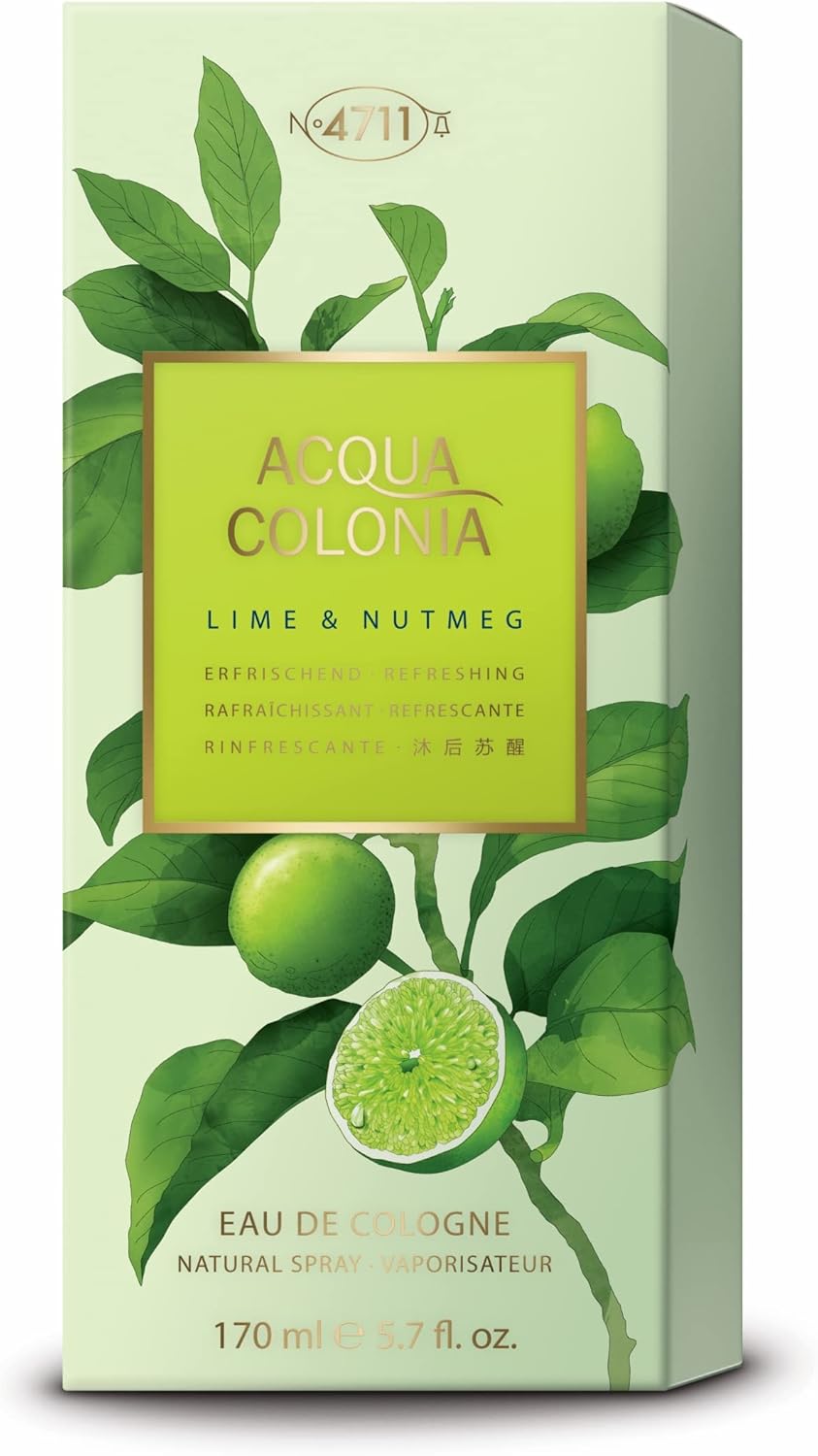 4711 Acqua Colonia Lime and Nutmeg EDC M 170ml Boxed (Rare Selection)