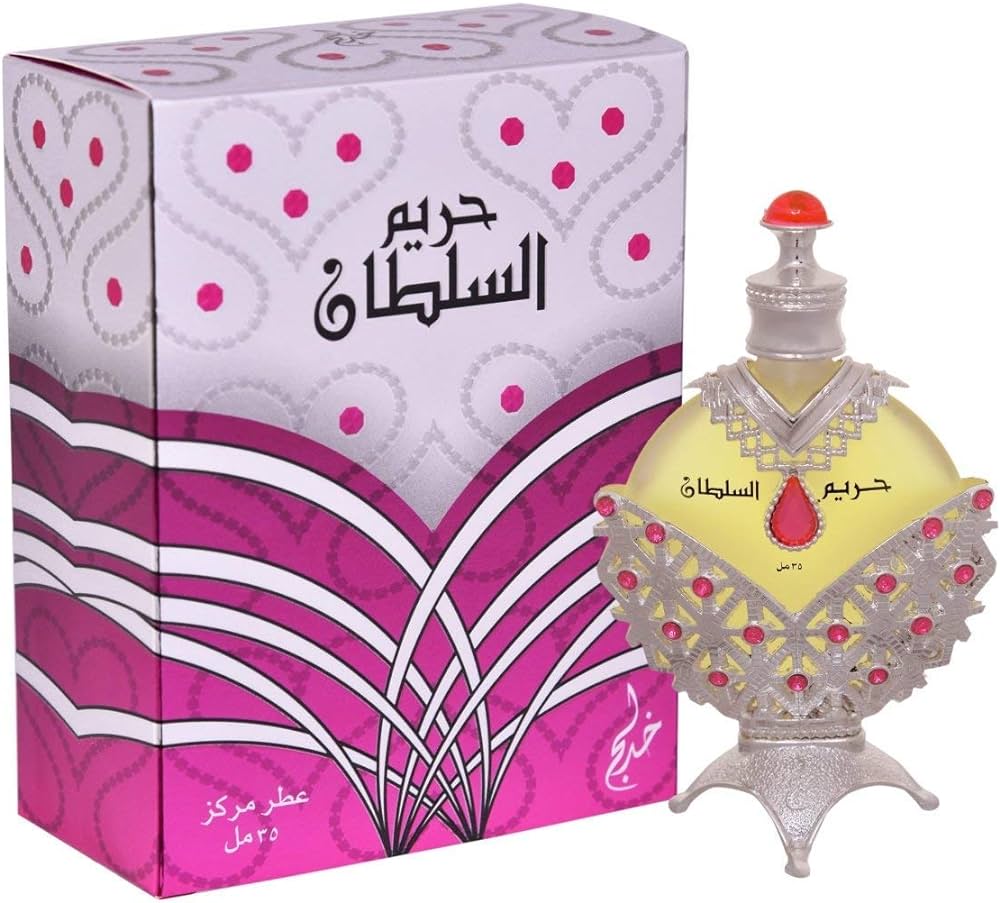 Khadlaj Hareem Al Sultan Silver Concentrated Perfume Oil EDP W 35ml Boxed (Rare Selection)