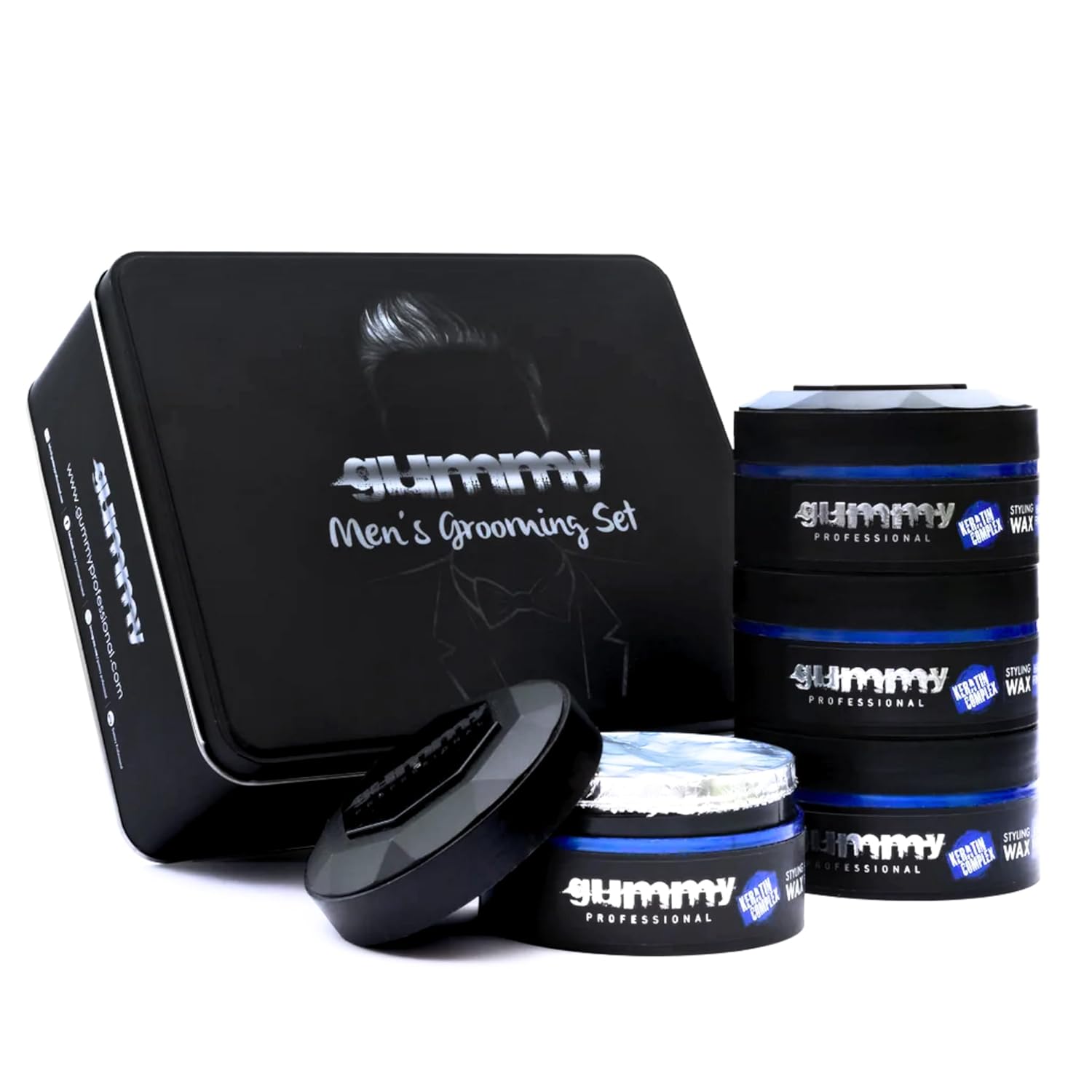Gummy Hair Styling Wax Hard Finish - Strong Hold Matte Finish Styling Wax
