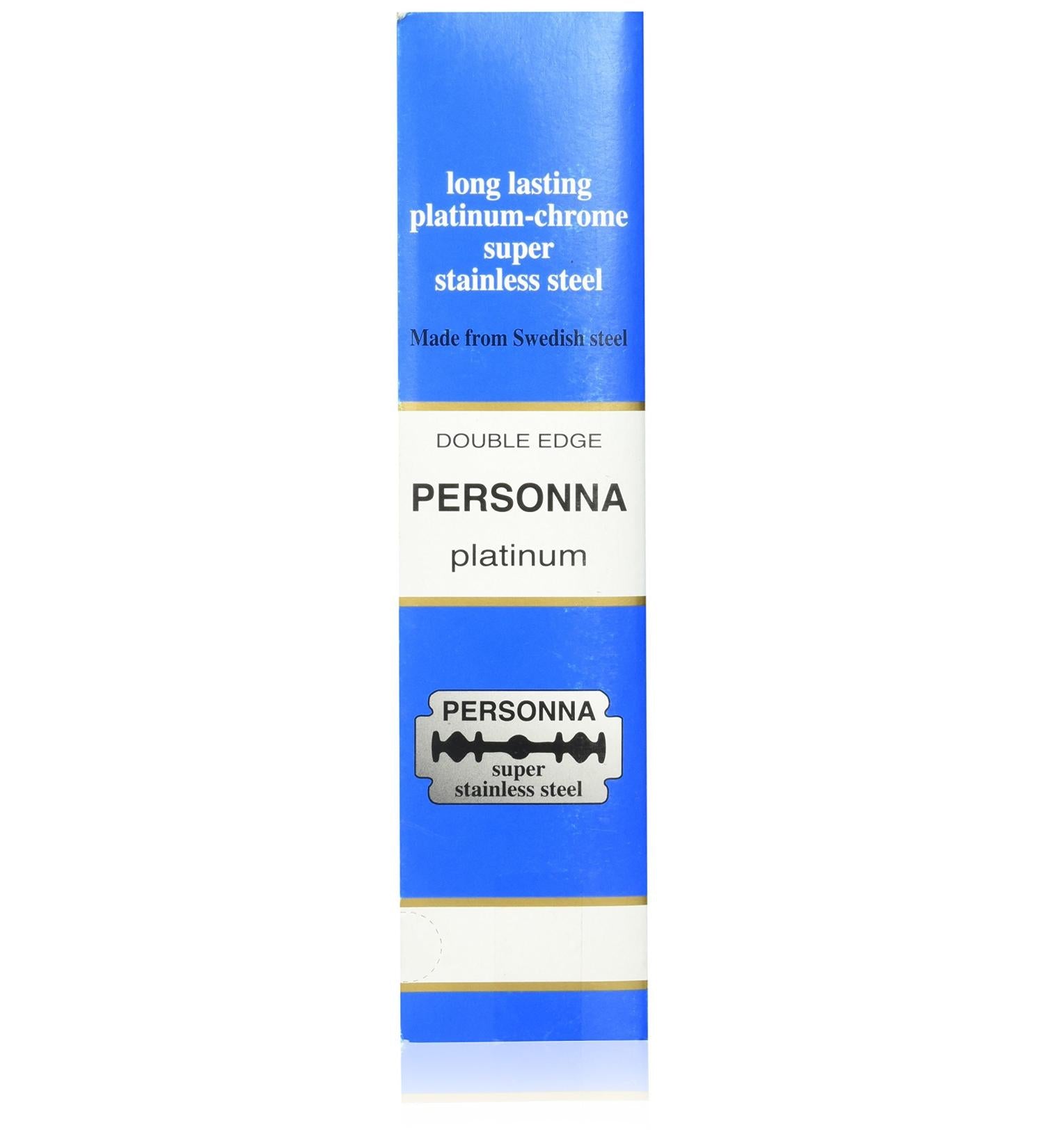 Lames de rasoir à double tranchant Personna Blue 200Ct