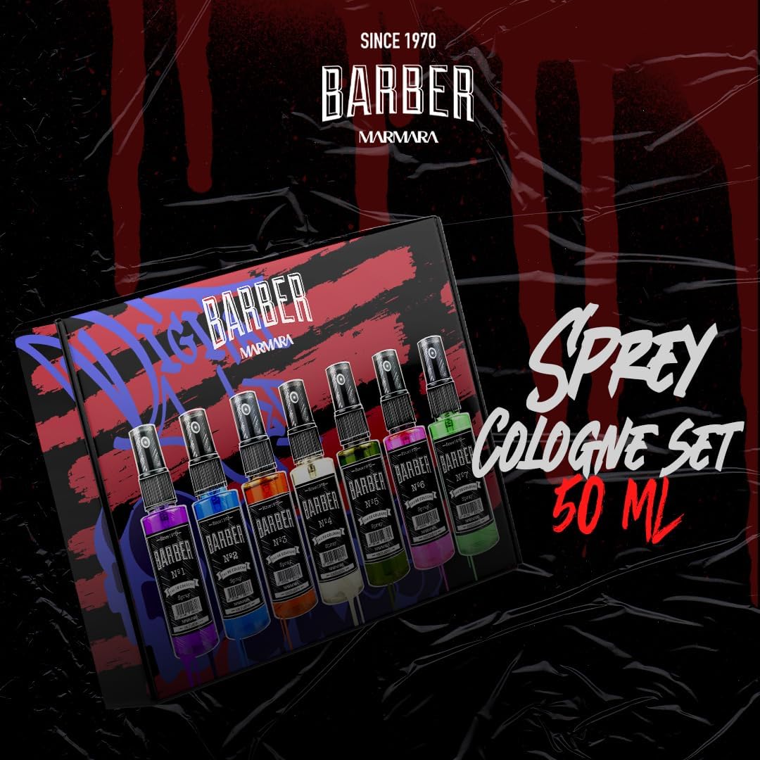 Marmara Barber Cologne Gift Set - 50Ml (7Pcs)