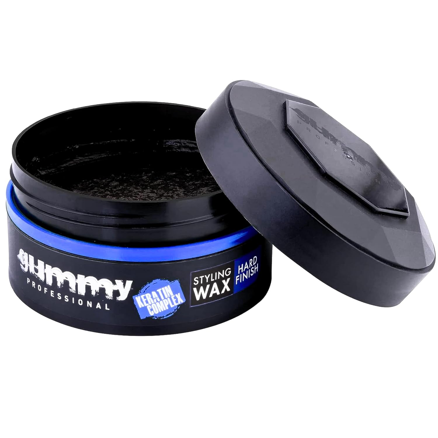 Gummy Hair Styling Wax Hard Finish - Strong Hold Matte Finish Styling Wax