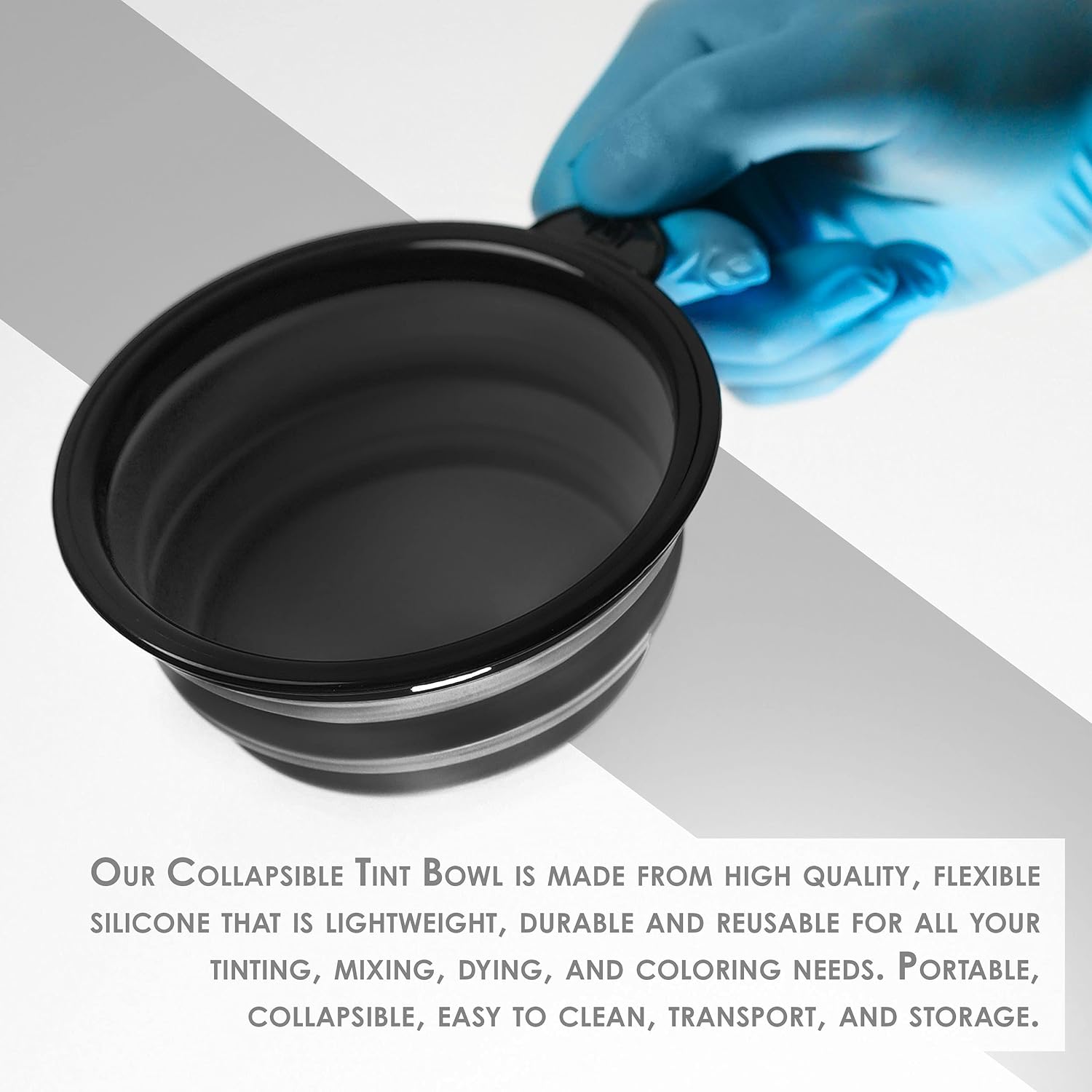 LV3 COLLAPSIBLE TINT BOWL BLACK