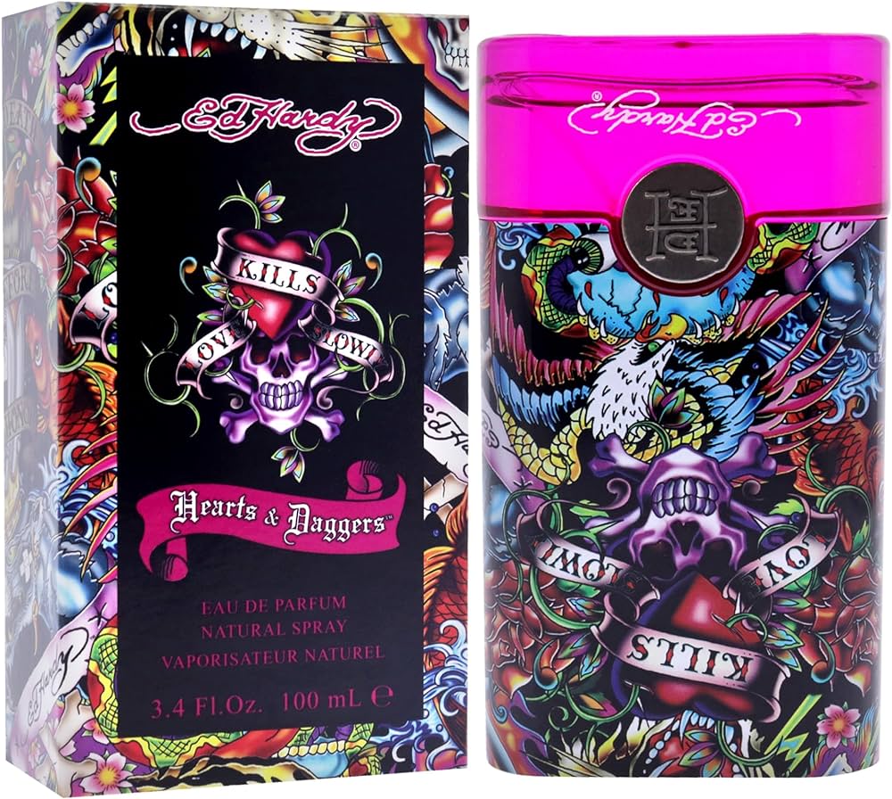 Ed Hardy Hearts & Daggers W 100Ml Spray Boxed