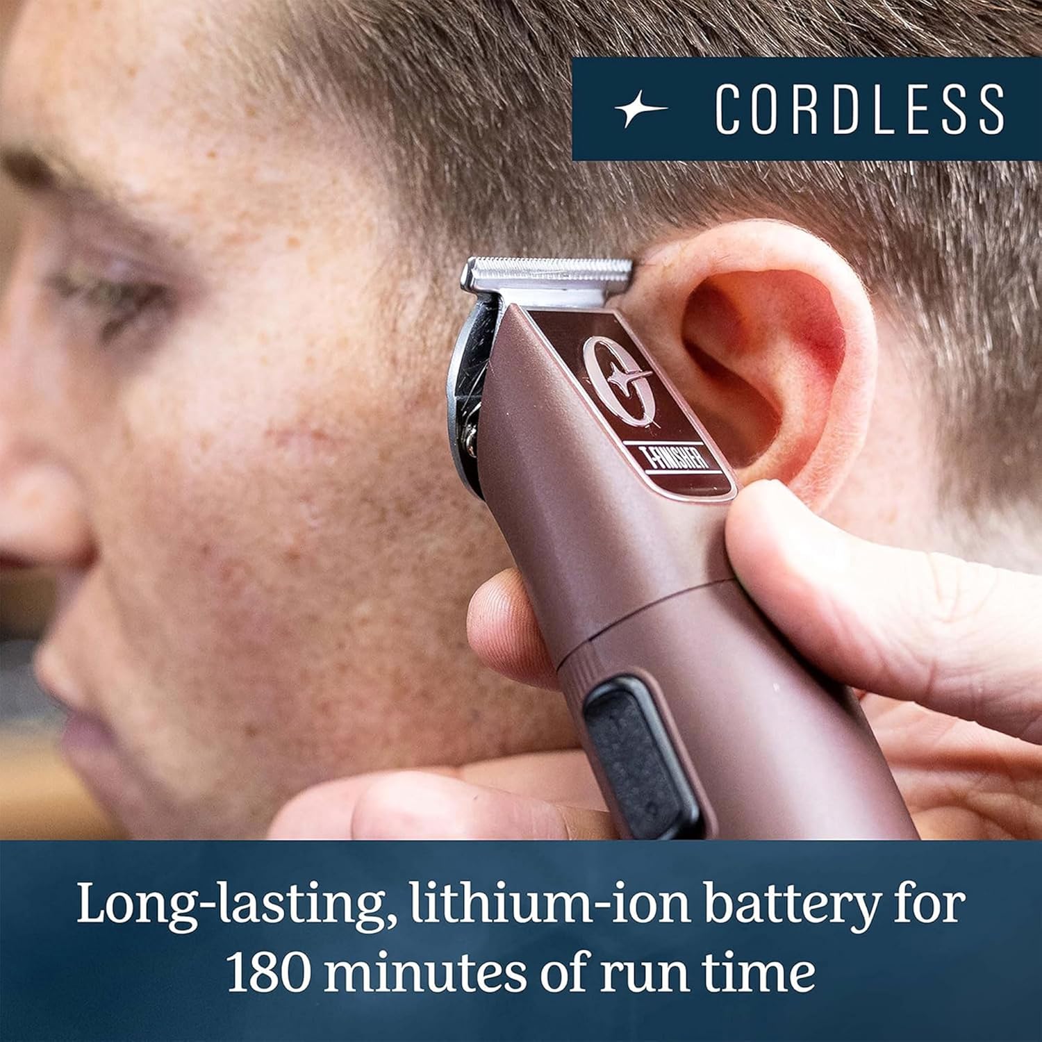 Oster Cordless T Finisher - Professional Trimmer For Precision Haircuts And Grooming