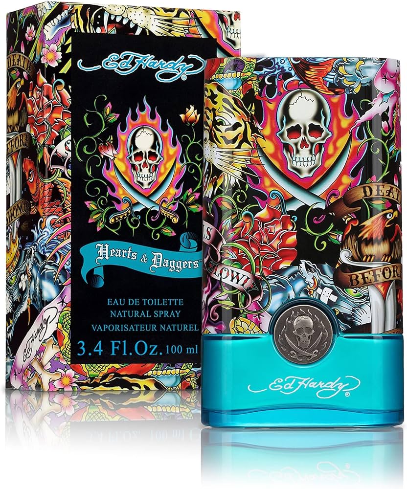 Ed Hardy Hearts & Daggers Men 100Ml Spray Boxed