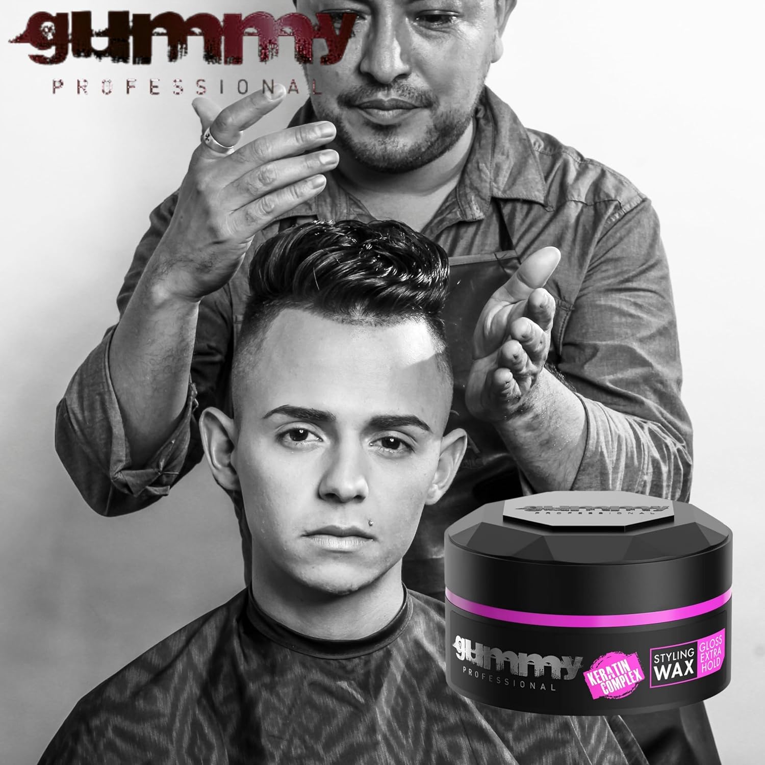 Gummy Extra Gloss Hair Styling Wax - High Shine Formula