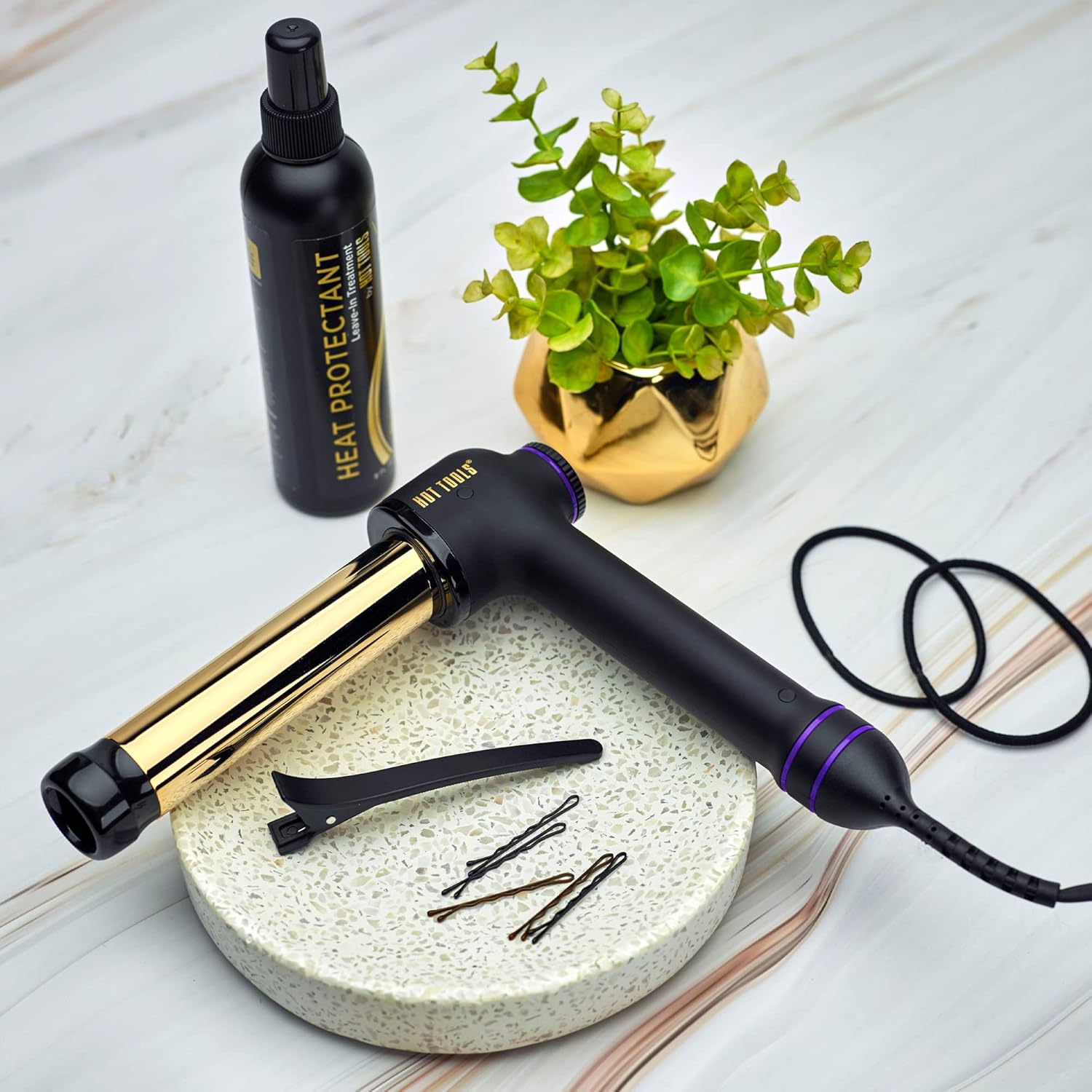 1" Hot Tools Curl Bar - Professional Hair Styling Tool