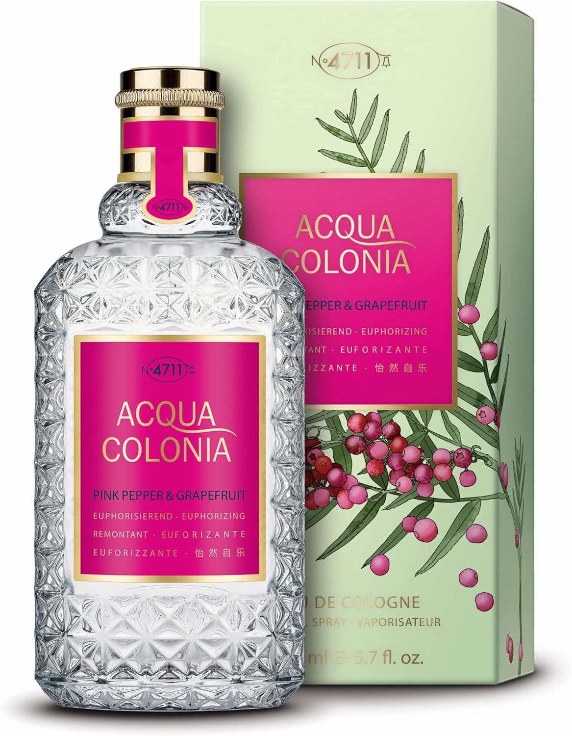 4711 Acqua Colonia Pink Pepper and Grapefruit EDC M 170ml Boxed