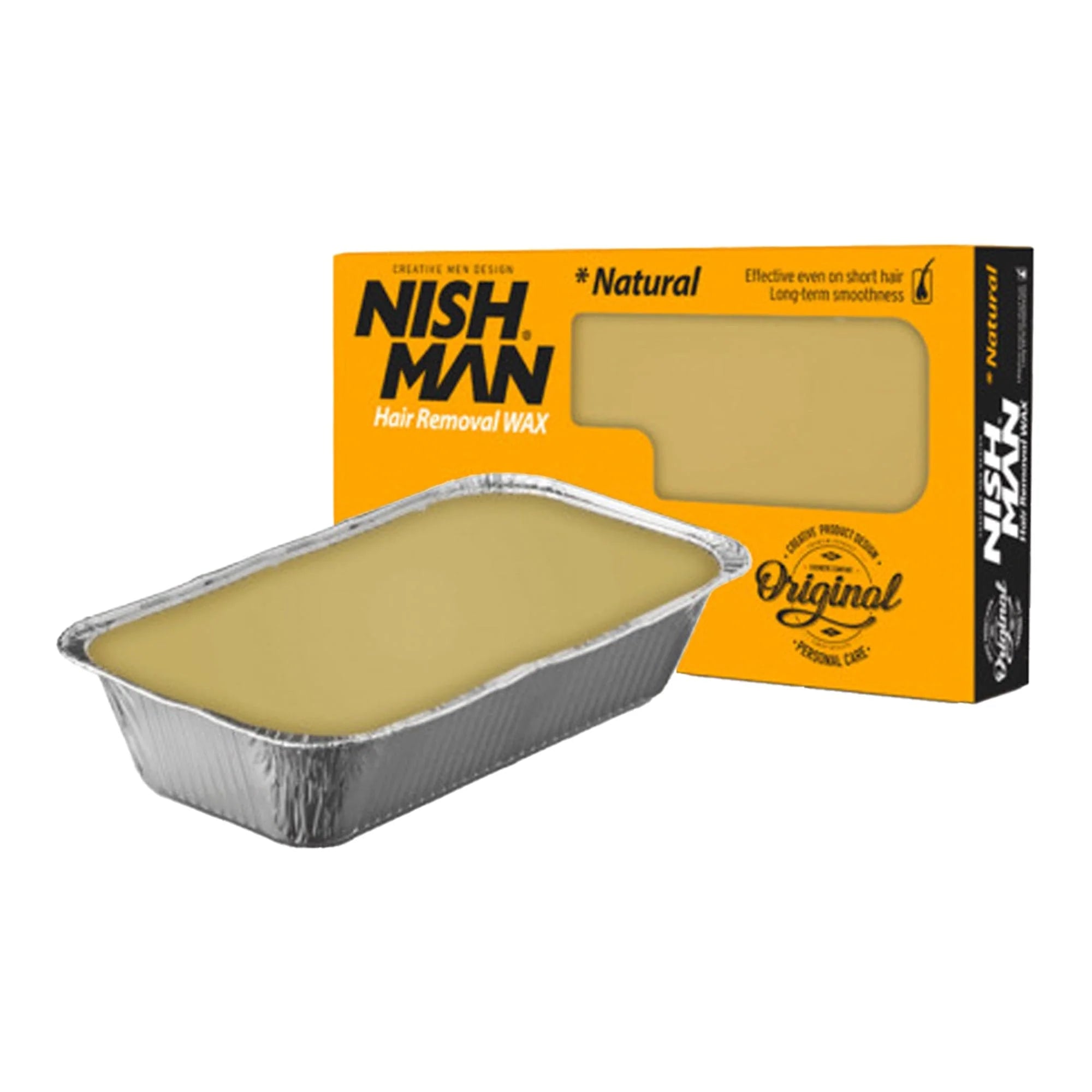 Nishman Chocolate Hard Wax Hair Removal - Easy One Natural Formula 500Ml