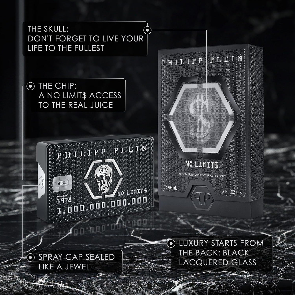 Tester - Philipp Plein No Limits EDP M 90ml