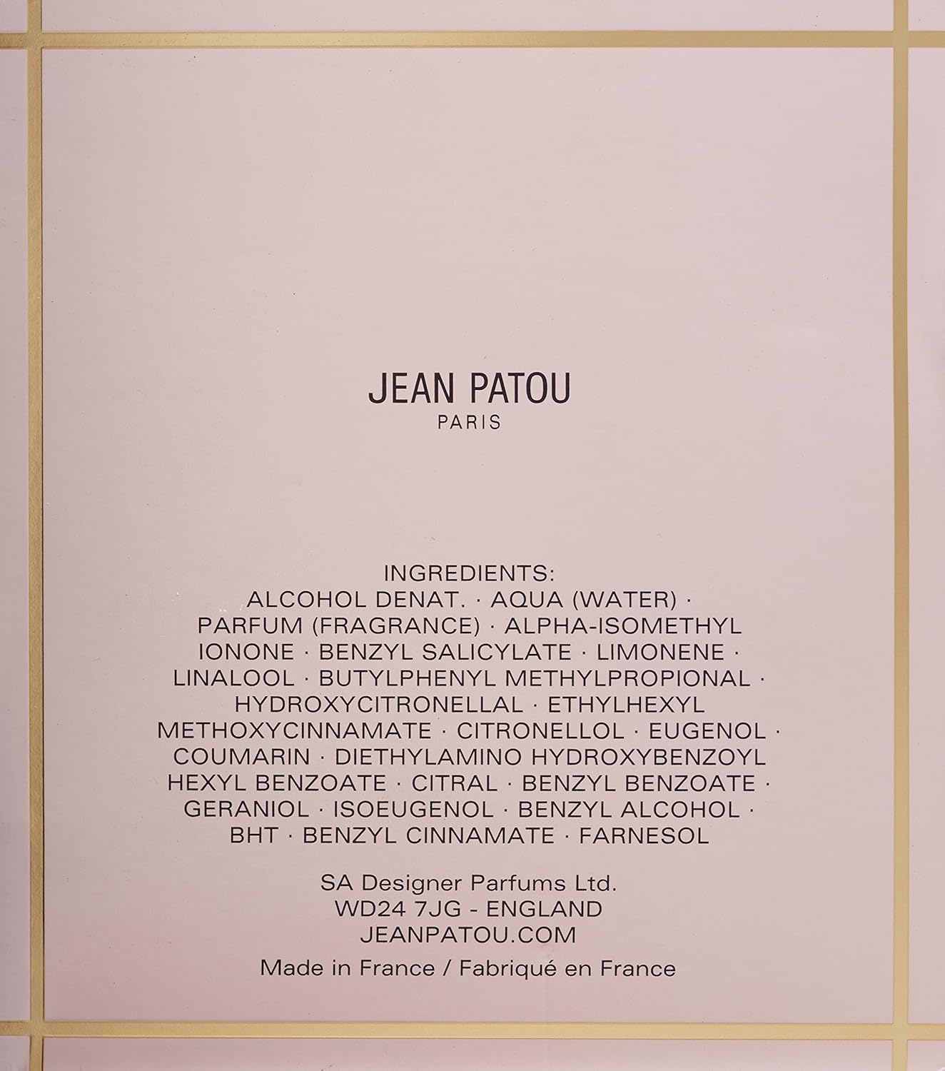 Forever Joy by Jean Patou EDT Edition 75ml Boxed