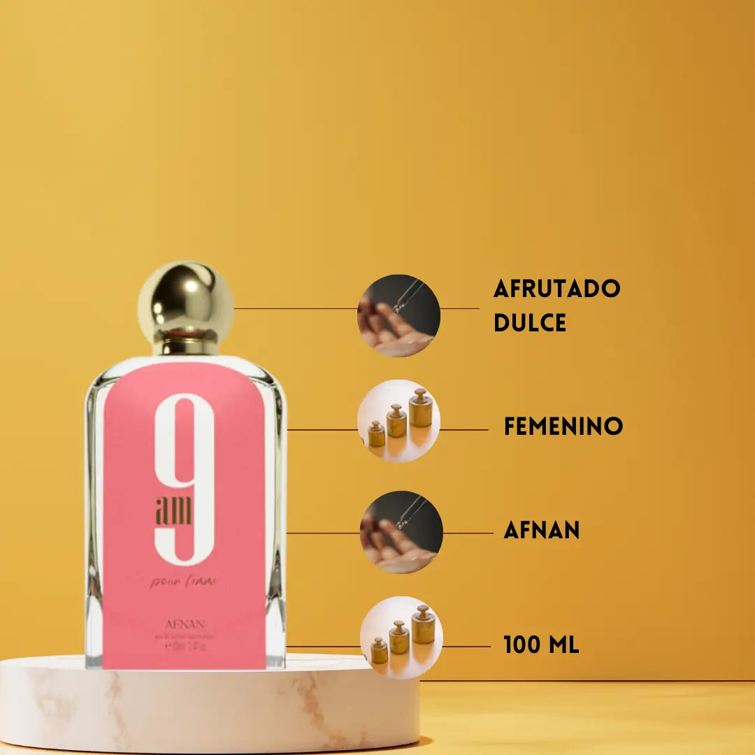 Afnan 9 AM Femme EDP W 100 ml Boxed
