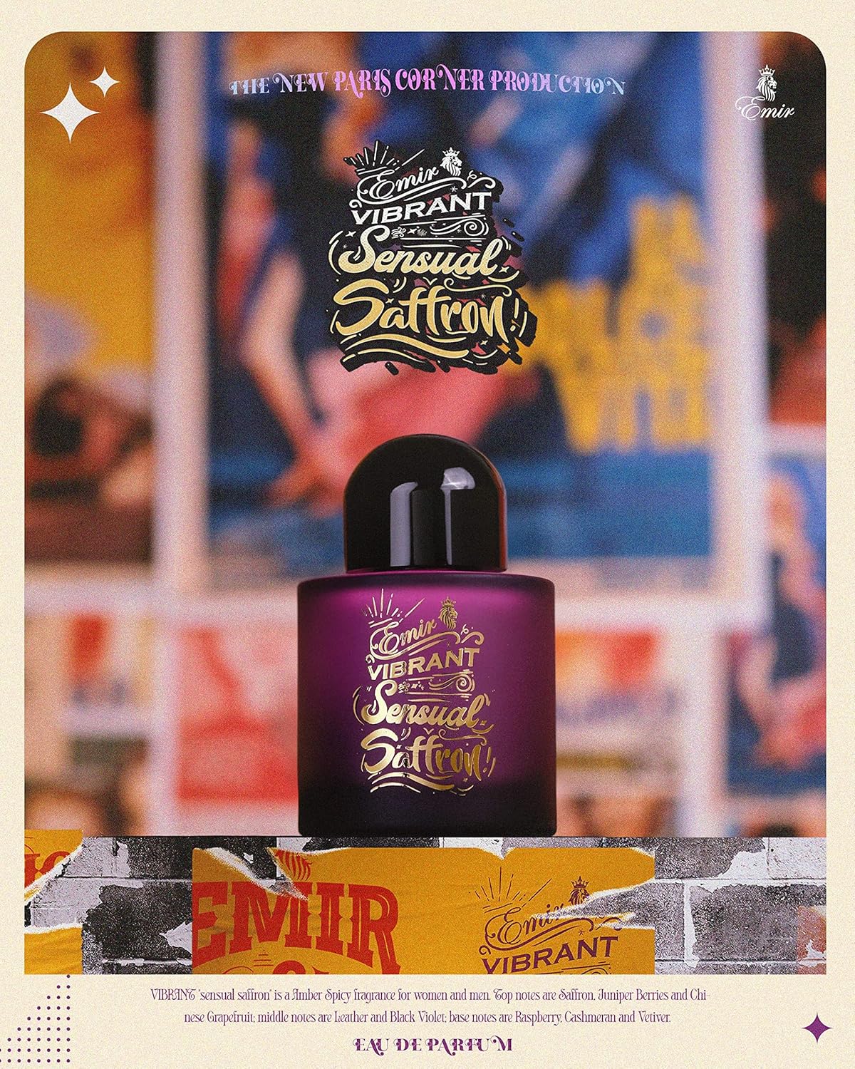 Paris Corner Vibrant Sensual Saffron M 100ml Boxed