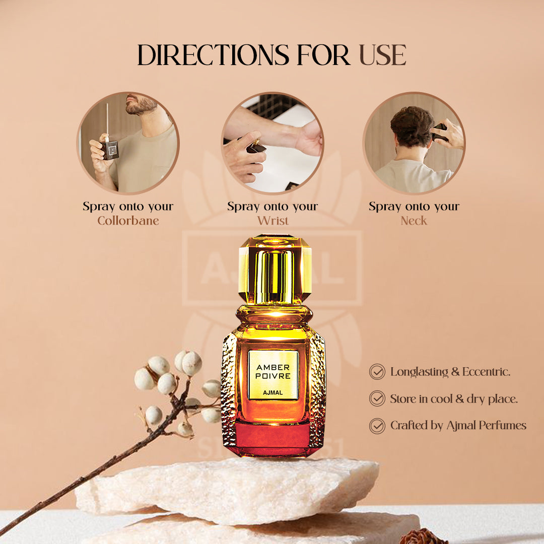 Ajmal Amber Poivre M 100ml Boxed (Rare Selection)