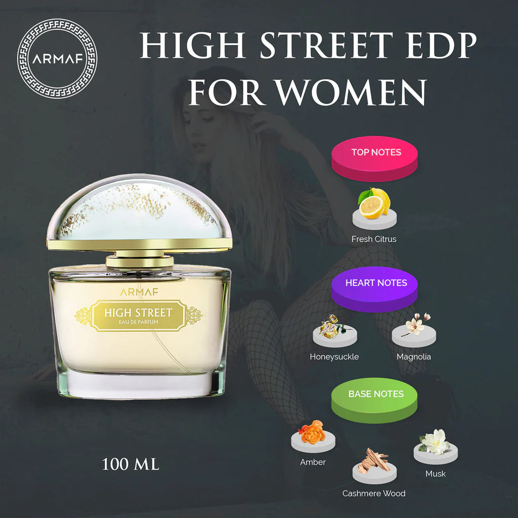 Armaf High Street EDP W 100ml Boxed
