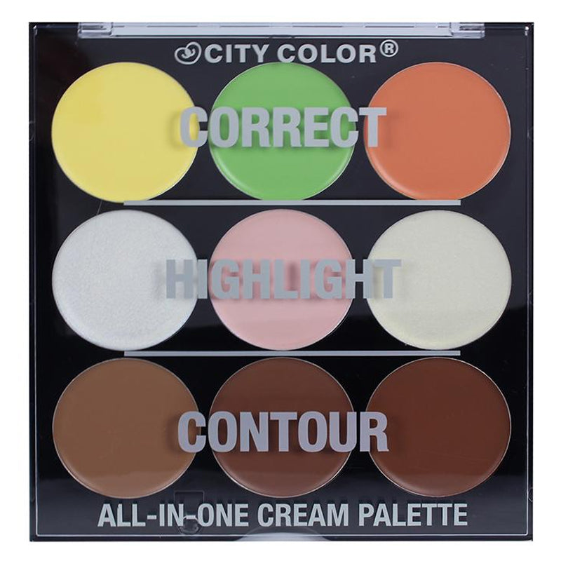 CITY COLOR All-In-One Cream Palette