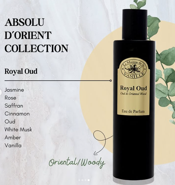 La Maison de la Vanille Royal Oud and Oriental Wood EDP M 100ml Boxed (Rare Selection)