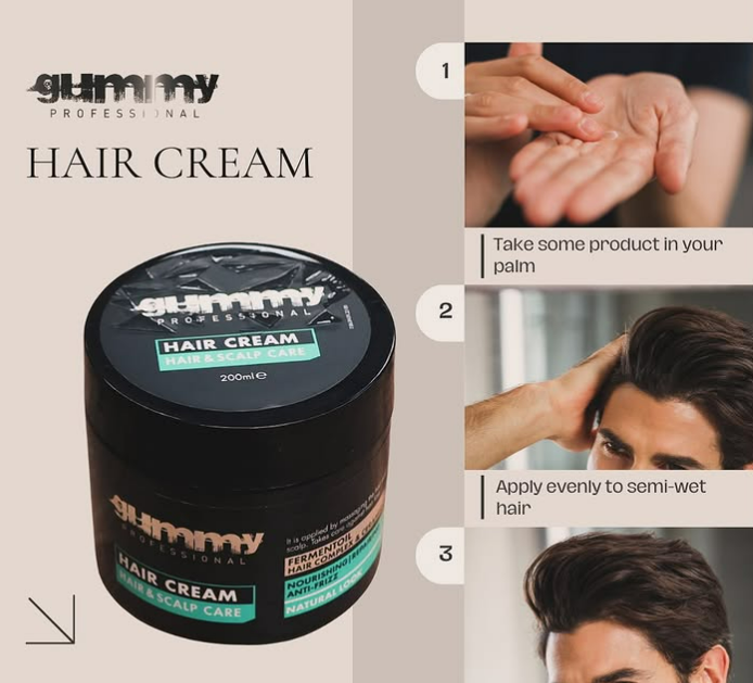 Gummy Hair Cream for Hair & Scalp Care