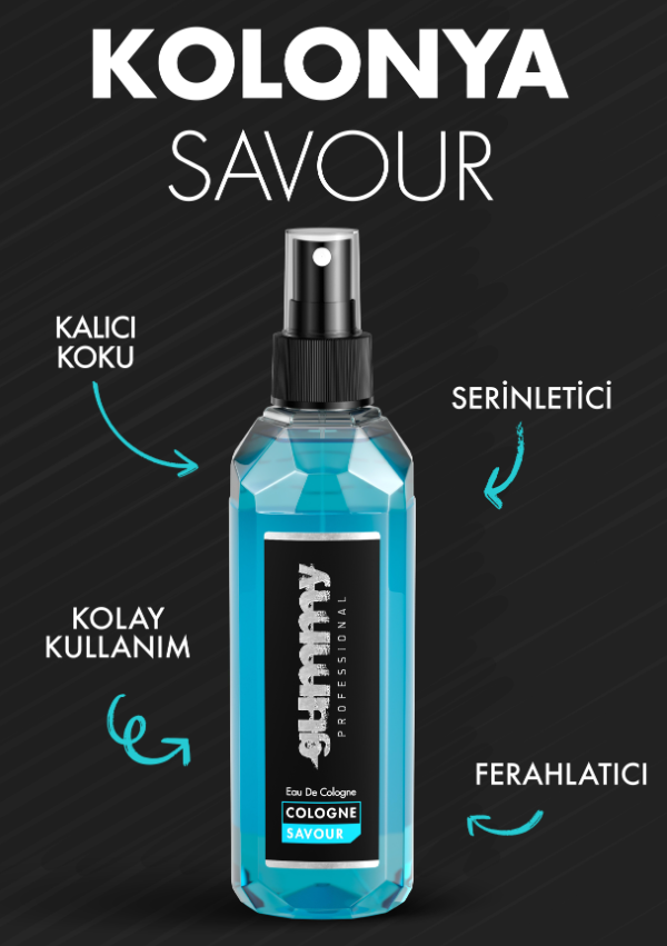 Gummy Barber Cologne Savour 400 ML