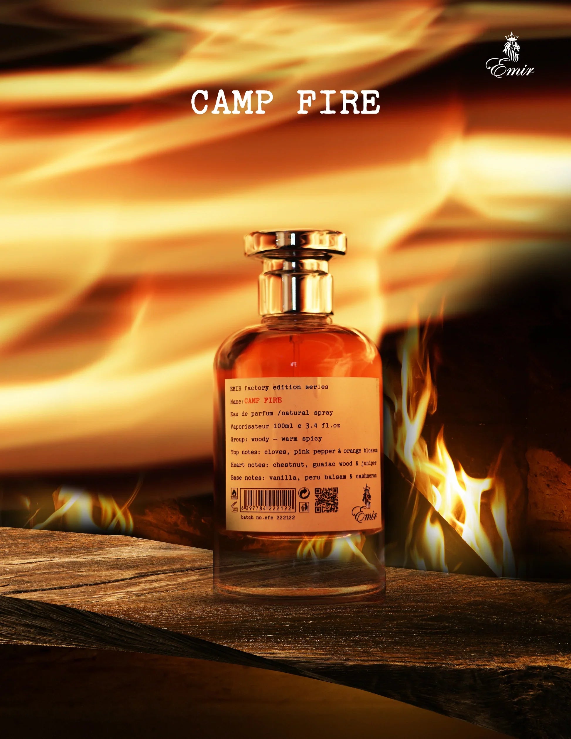 Paris Corner Emir Camp Fire EDP M 100ml Boxed