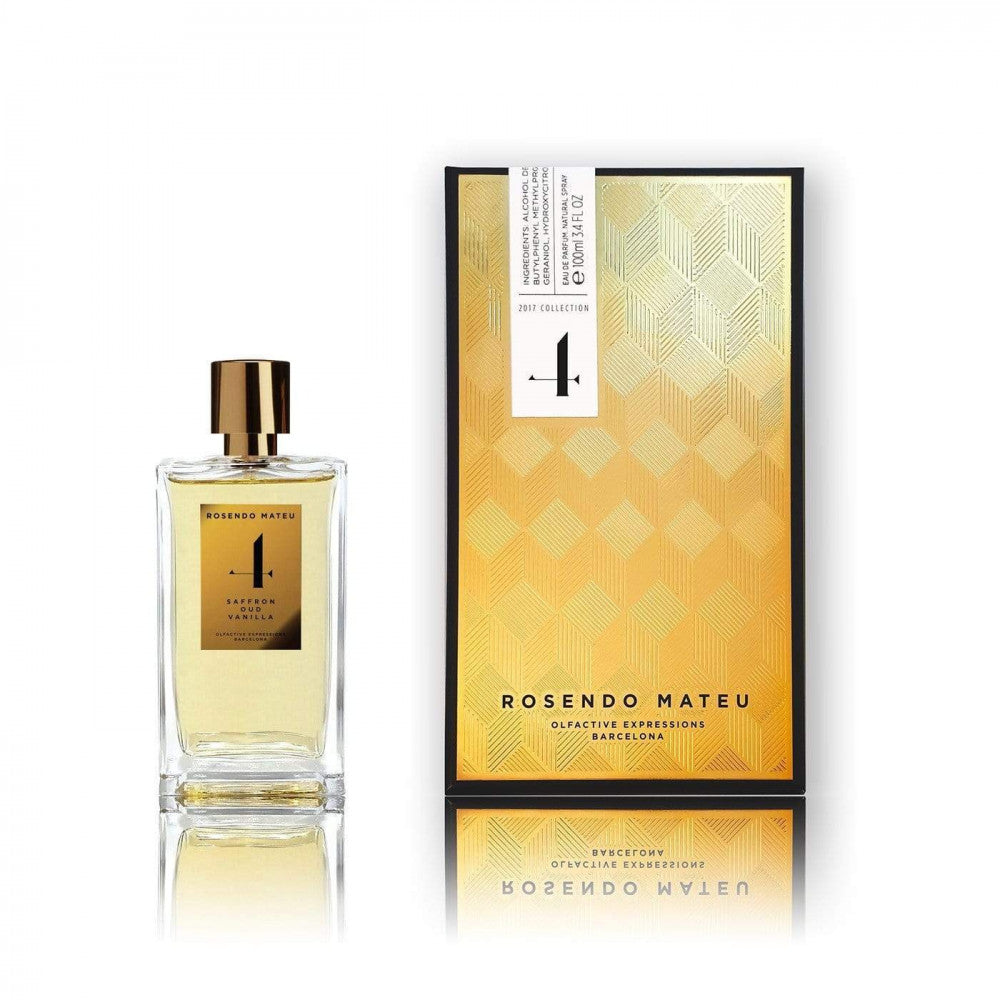 Rosendo Mateu No 4 Saffron Oud Vanilla EDP M 100ml Boxed (Rare Selection)