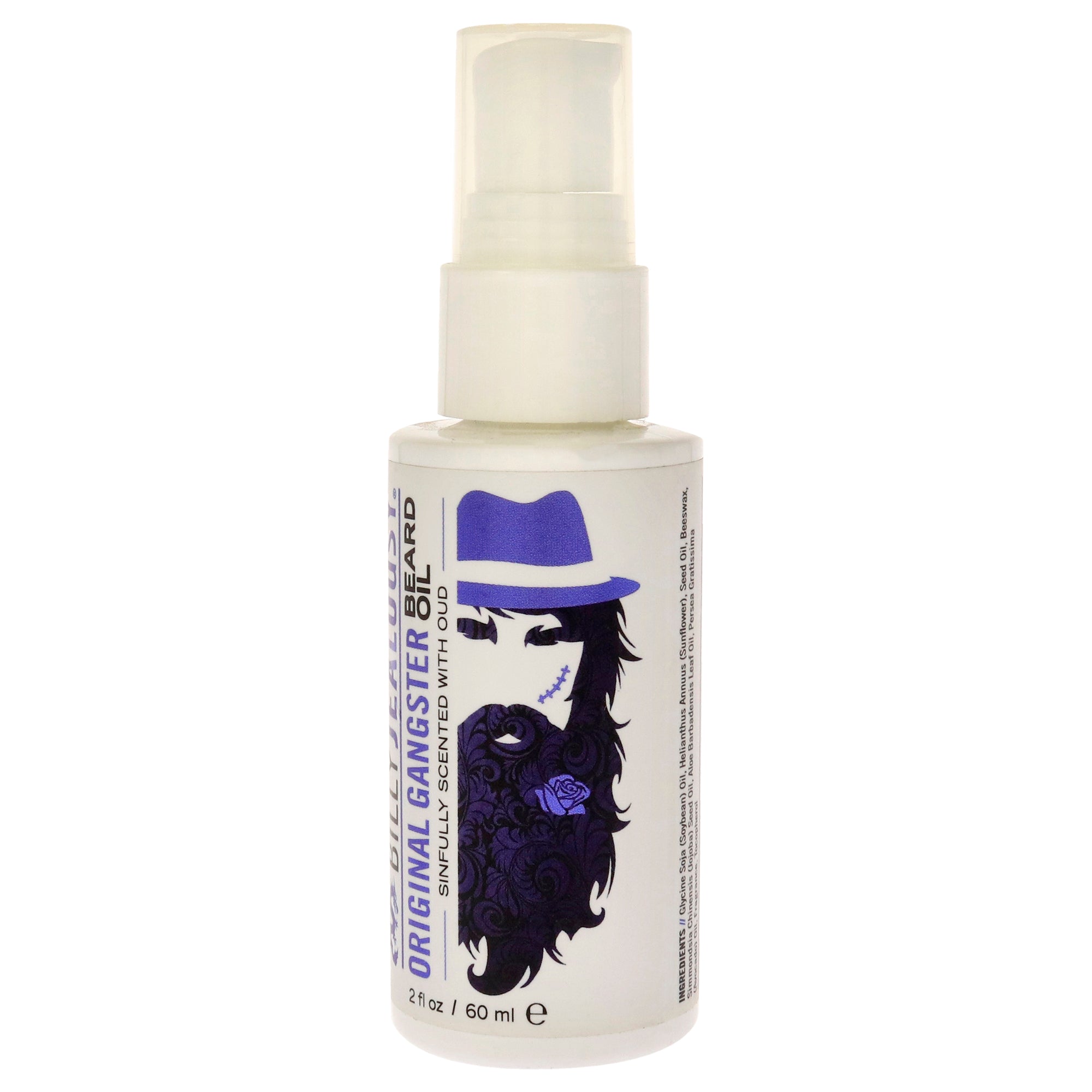 Original Gangster Beard Oil by Billy Jealousy for Men - 2 oz Oil