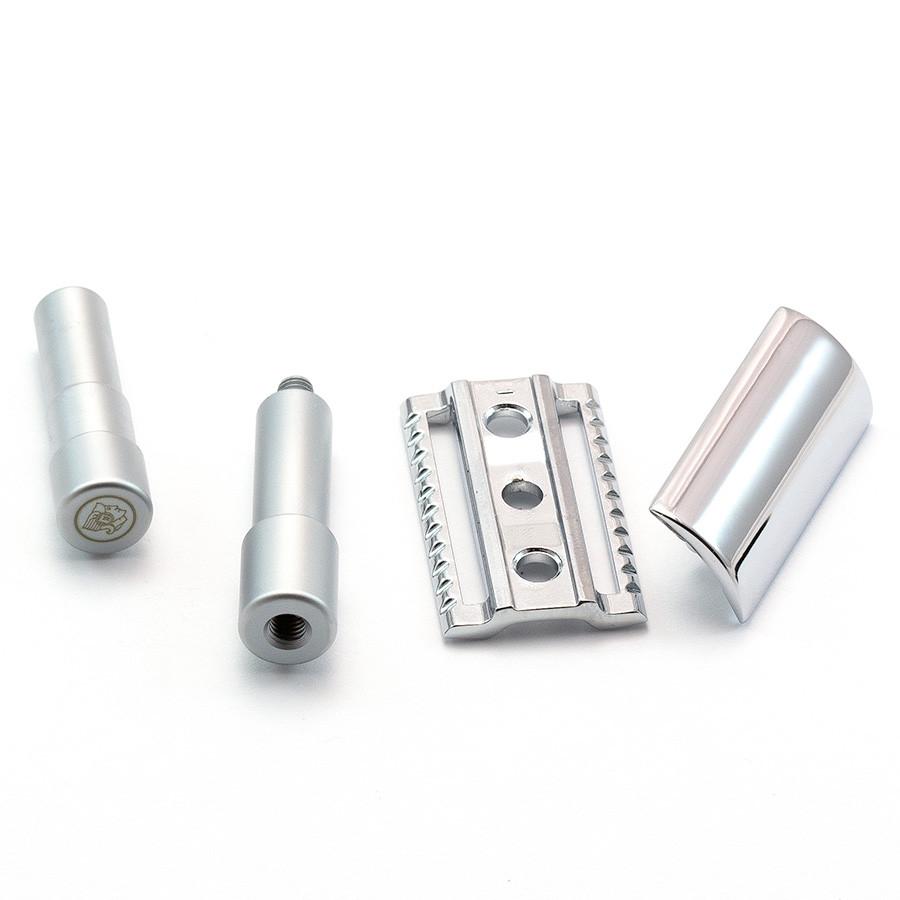 Merkur 46C 3-Piece Travel Razor in Leather Case