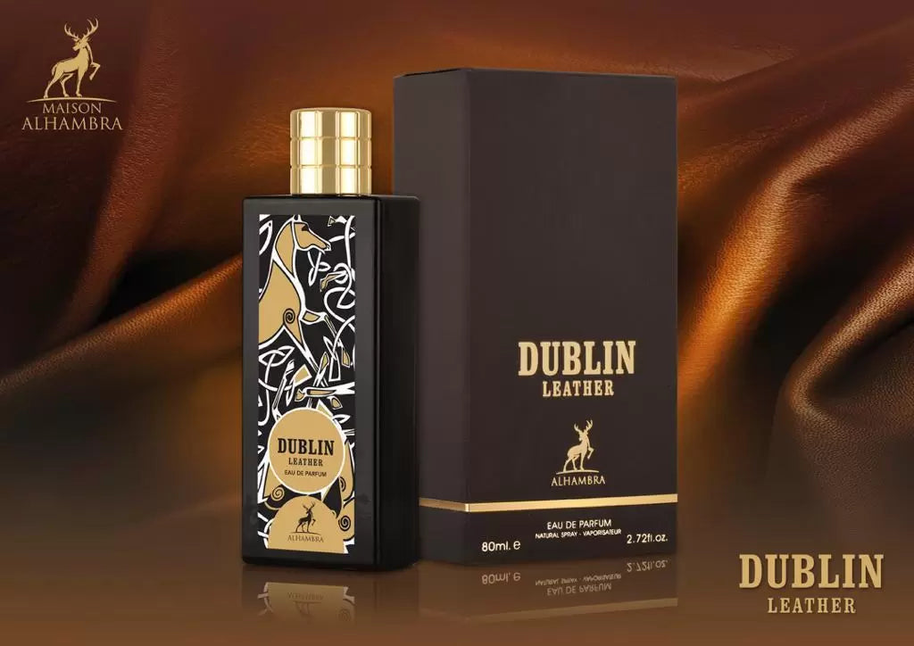 Lattafa Dublin Leather EDP M 80ml Boxed