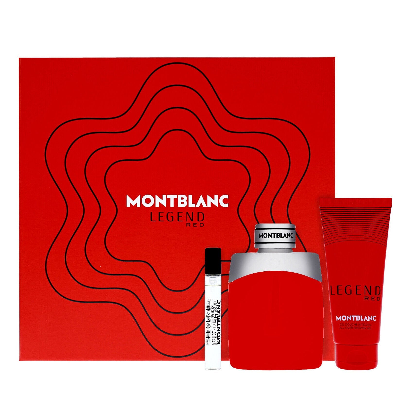 Set - Mont Blanc Legend Red EDP M 100ml Gift Set (with Shower Gel)