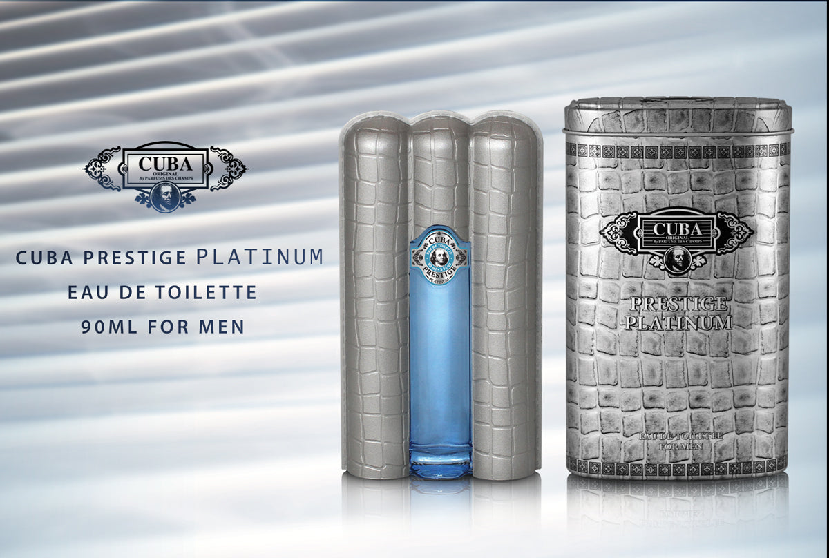 Cuba Prestige Platinum M 90ml Boxed