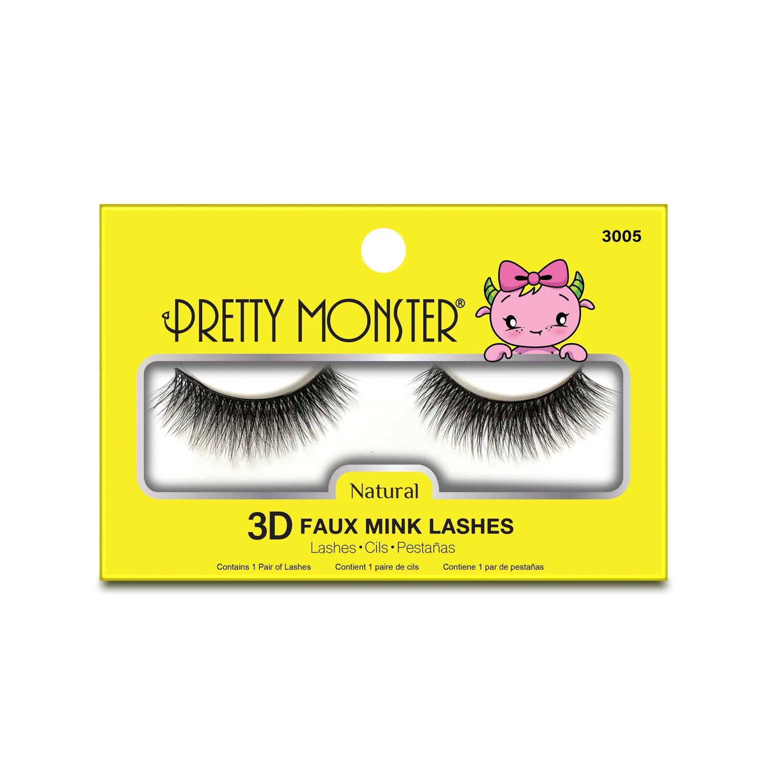 Pretty Monster Natural 3D Faux Mink Lashes