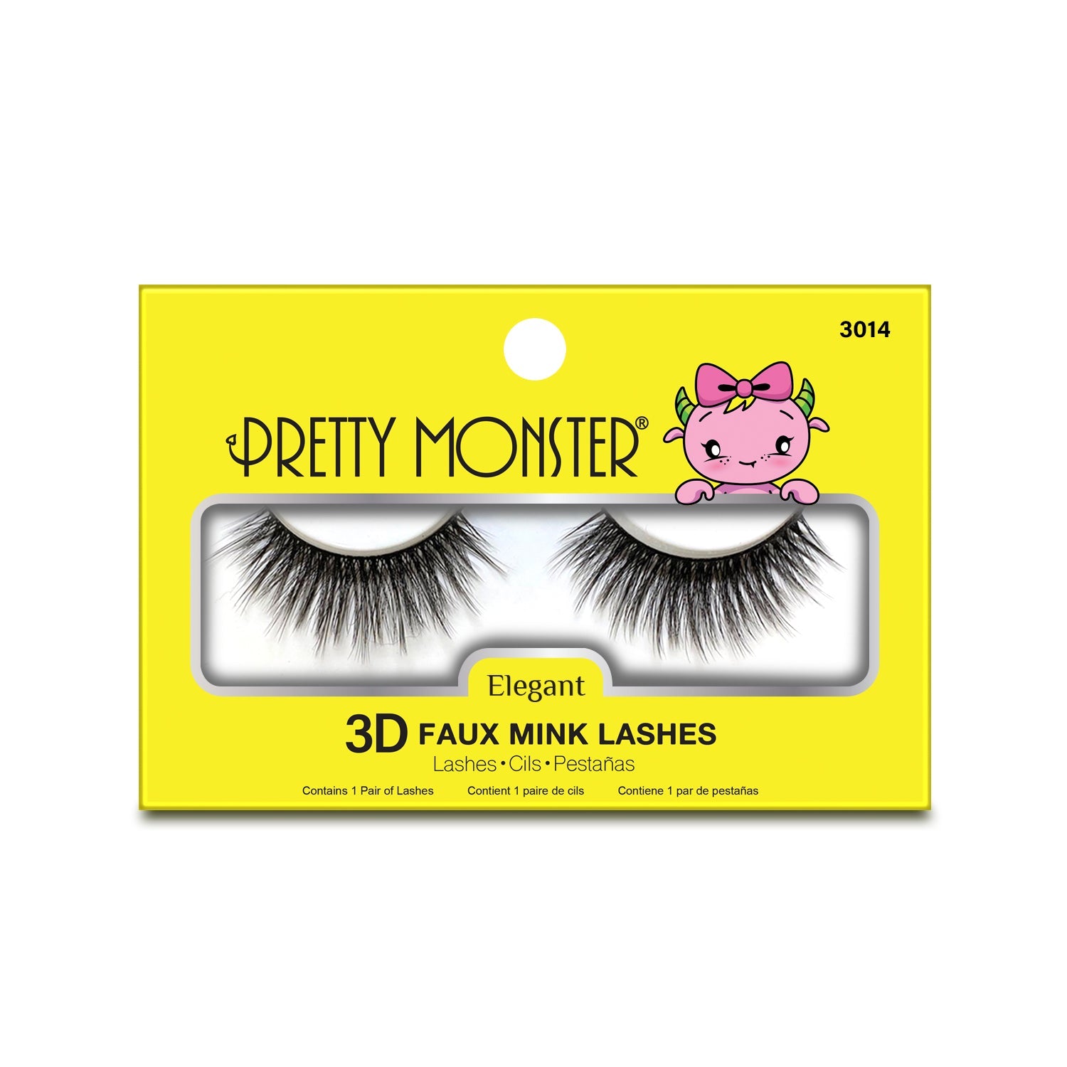 Pretty Monster Elegant 3D Faux Mink Lashes