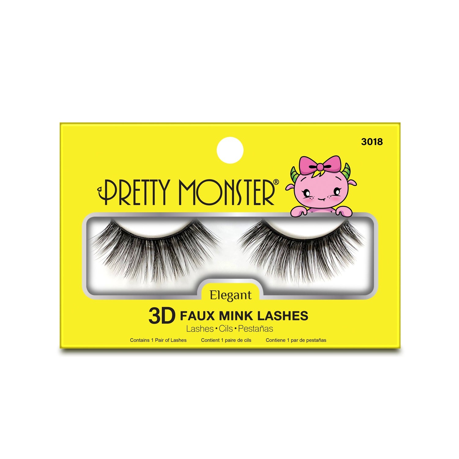 Pretty Monster Elegant 3D Faux Mink Lashes