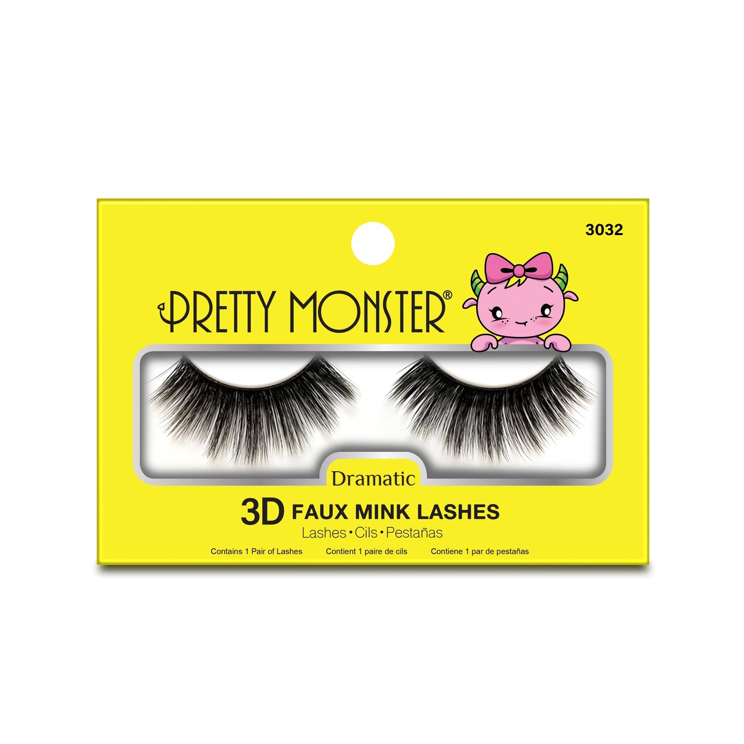 Pretty Monster Dramatic 3D Faux Mink Lashes