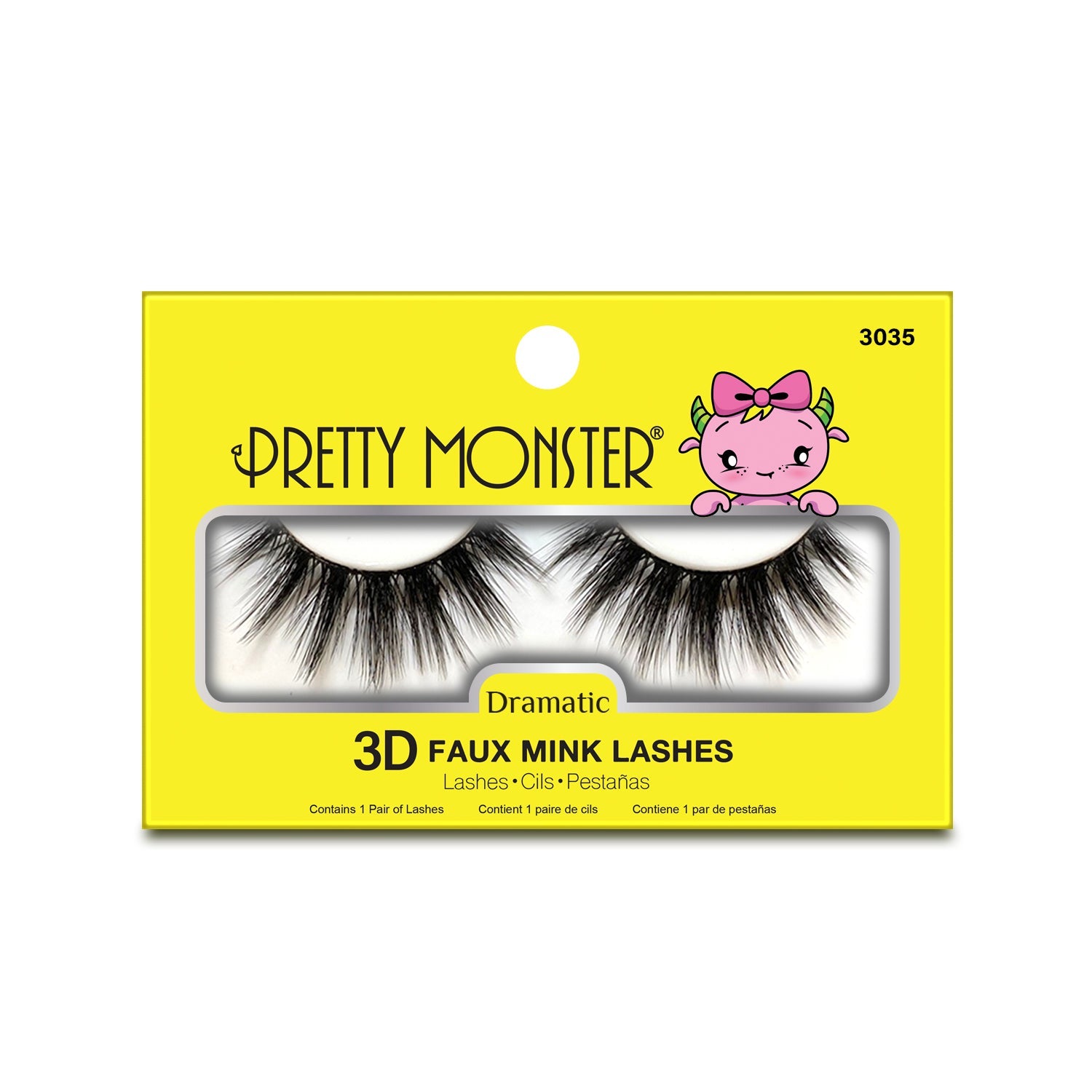 Pretty Monster Dramatic 3D Faux Mink Lashes