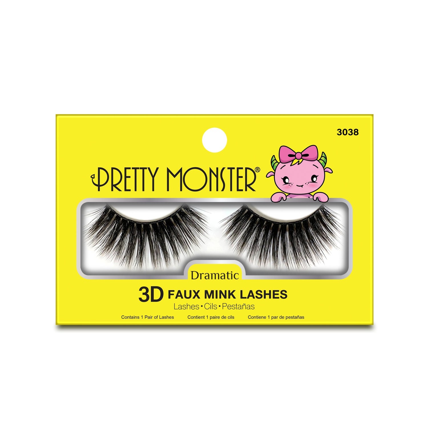 Pretty Monster Dramatic 3D Faux Mink Lashes