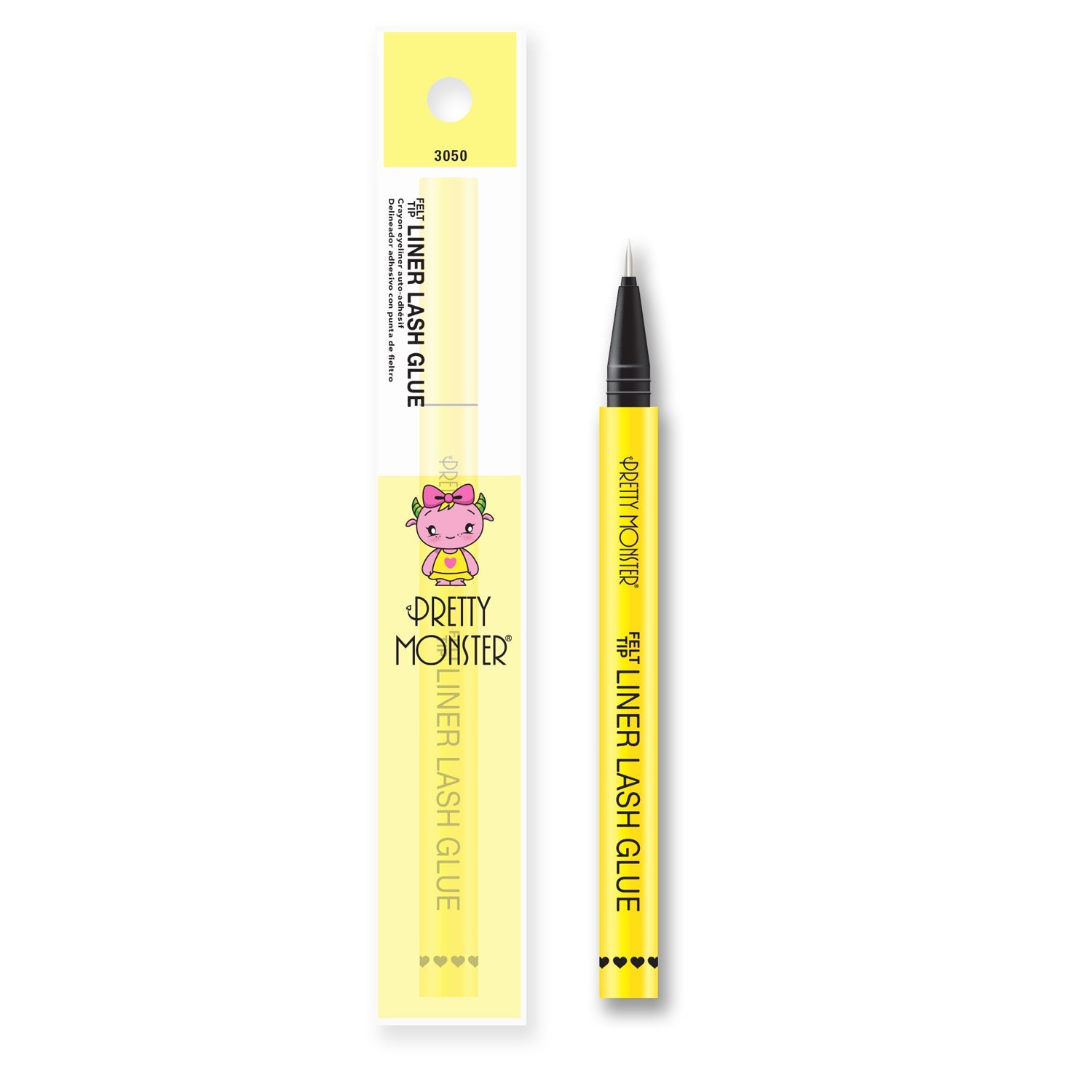 Pretty Monster Felt Tip Liner Lash Glue - Clear