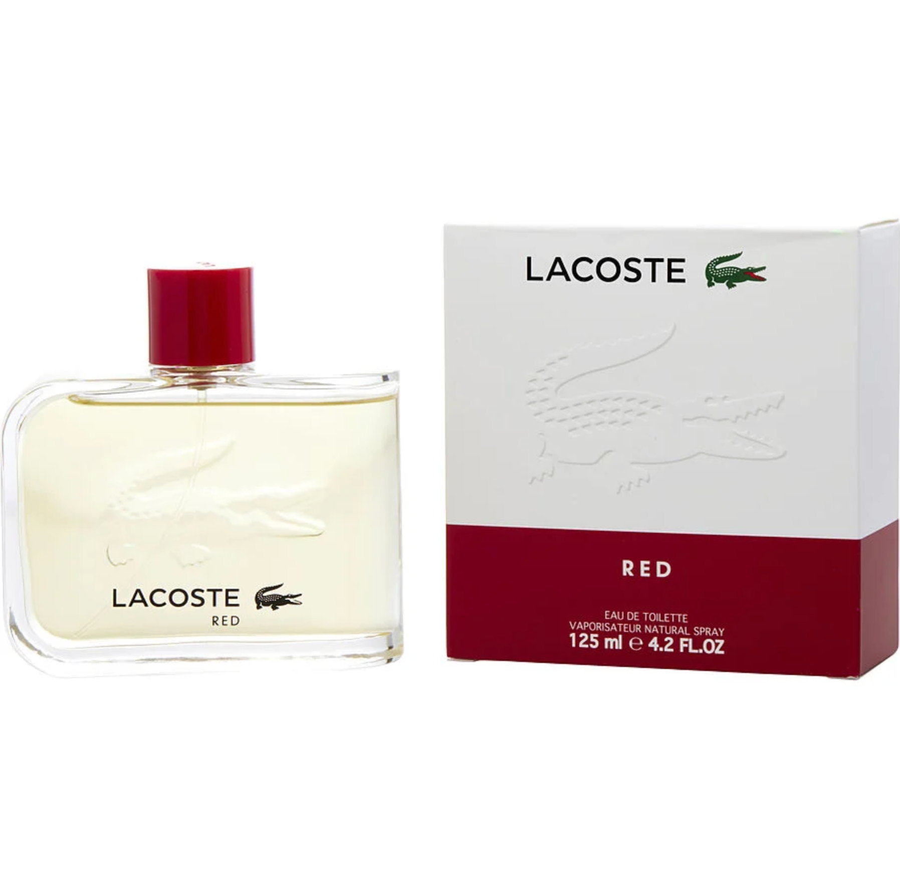 Lacoste Red M 125Ml Spray Box