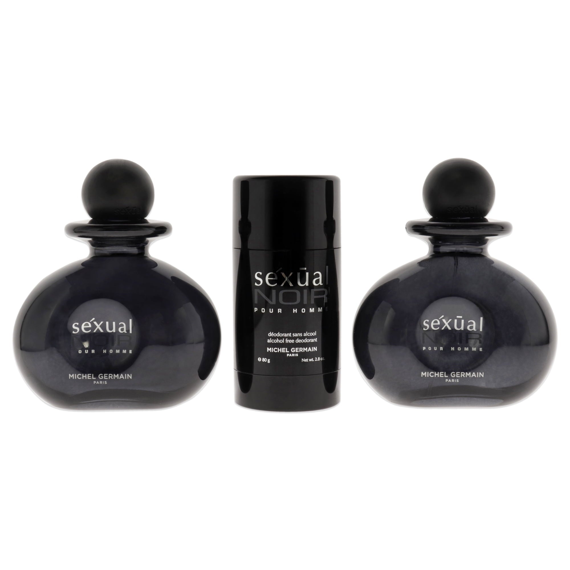 Xmas Set - Sexual Noir New M 125ml Gift Set (w/ Glass Aftershave & Deodorant)