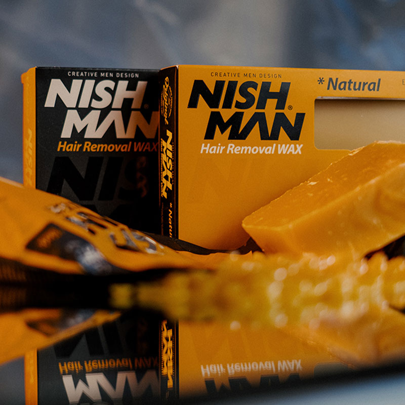 Nishman Chocolate Hard Wax Hair Removal - Easy One Natural Formula 500Ml