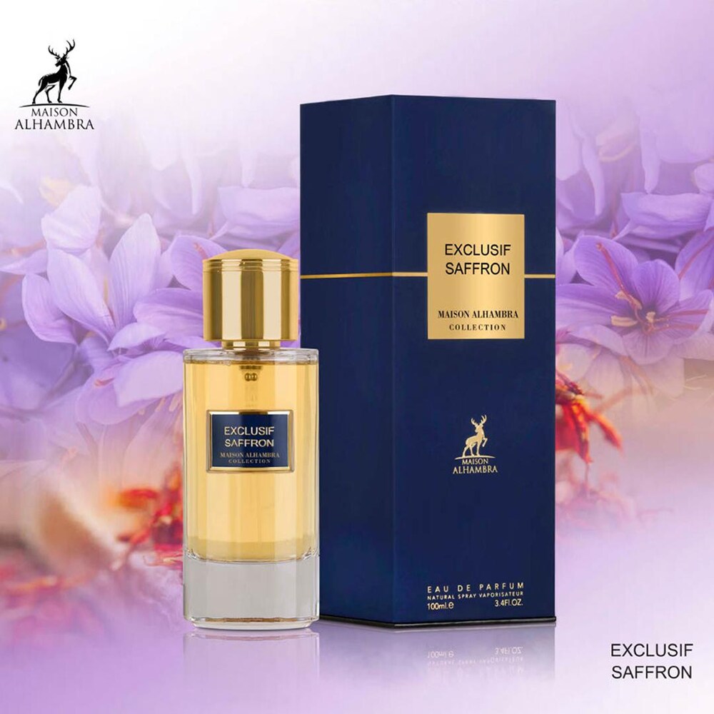 Lattafa Alhambra Exclusif Saffron EDP M 100ml Boxed